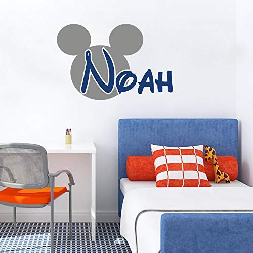 Amazon Com Mickey Mouse Wall Decals Personalized For Boys Room