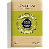 L'OCCITANE Shea Butter Extra-Gentle Hand & Body Soap Bar, Cleanses & Softens Skin, Moisturizing, Soothing Scents, Non-Drying, Vegan
