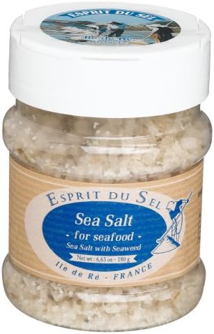 Esprit Du Sel Sea Salts - Seafood, 6.63-Ounce Containers (Pack of 2)