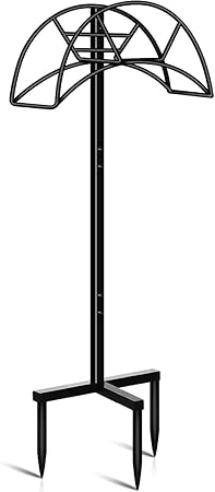 Tomcare Gartenschlauchhalter Abnehmbarer Metall Wasserschlauchhalter Robuster Schlauchhalter Freistehender Gartenschlauch Stander Fur Den Aussenbereich Schwarz Amazon De Kuche Haushalt