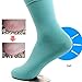 AYAOQIANG 2 Pairs Moisturizing Gel Heel Socks for Dry Hard Cracked Skin,Comfy Recovery Socks Day Night Care fits U.S（Woman-5-9）