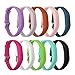 Lwsengme Silicone Bands for Fitbit Flex 2, 10PCS