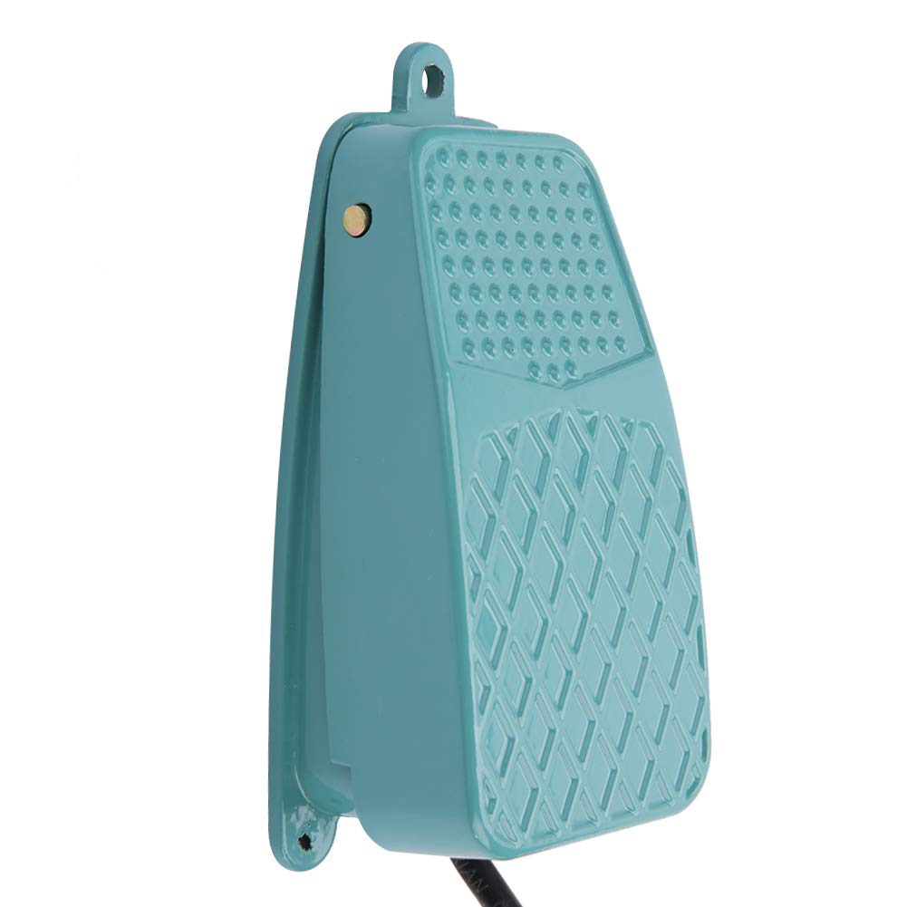 TFS-2 Nonslip Aluminum Alloy Electric Reset Foot Pedal Switch Momentary Foot Controller AC 250V 10A SPDT