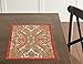 Maison d' Hermine Placemats Set of 4 100% Cotton Washable Cloth Place Mats, Reusable Table Mats for Kitchen Dining Decoration, Party, Wedding, Restaurant (Kashmir Paisley, 13