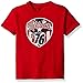 Hanes Boys' Big Short Sleeve Graphic T-Shirt, Deep Red Merica, X-Large