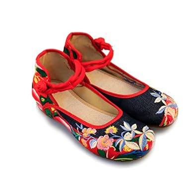 Amazon.com | Mofourllow Women Flats Shoes Casual Mary Jane Flats Color Navy Blue PG026 (8.5) | Shoes