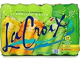 La Croix Sparkling Water Variety Pack 12oz Cans 24 Pack (Lemon,Lime,Orange)