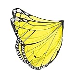 Fanciful Fabric Butterfly Wings, in Yellow