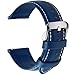 Fullmosa Watch Band, Quick Release Leather Watch Strap for Men Women, Replacement Bands Width 14mm 16mm 18mm 19mm 20mm 21mm 22mm 24mm