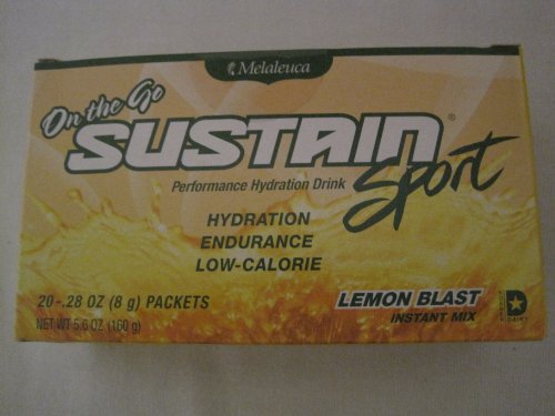 Melaleuca On The Go Sustain Sport Performance Hydration Drink-Lemon
