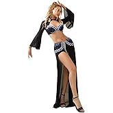 Belly Dancer Costumes for Women Glitter Belly Dance Bra Belly Dancing Skirt Bellydance Costume Carnival Outfit