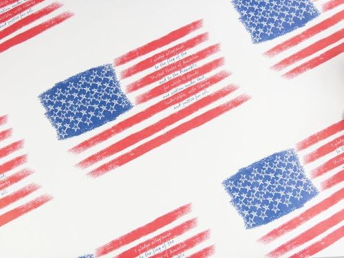America Theme Non-adhesive Book Cover