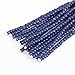 VK Accessories Bead Fringe Dangle Earrings Soriee Drop Earrings Beaded Tassel Ear Drop 3 Colors (navy blue)