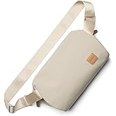 Bellroy Classic Sling (everyday 7 liter minimalist crossbody bag with internal organization, adjustable crossbody strap, and auto-compression system) - Tahini