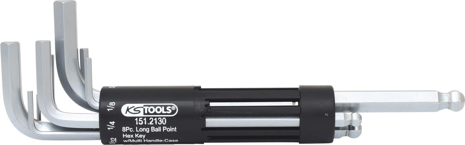 KS Tools 151.213 Long Classic Hex Key Wrench Set (8 Pieces)