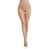 Takusun Shapewear Leggings For Women High waisted Footless Pantyhose Capri Tummy Control Body Shaper