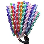 Amanda Lee 40-Inch Latex Spiral Balloons (100 Pieces)
