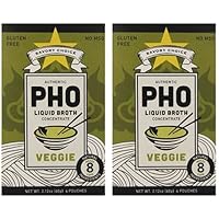 Savory Choice Pho Liquid Broth Concentrate, Vegetable, 2.2 Ounce (Pack of 2)