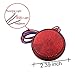 Qiorange 2X Weatherproof Red 24 LED Round Reflector Rear Tail Brake Stop Marker Light Lamp Truck Trailer RV ATV UTV (Red)