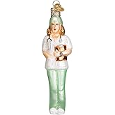 Old World Christmas Nurse Glass Blown Ornament for Christmas Tree, Handcrafted Holiday Decoration, Doctor Collection