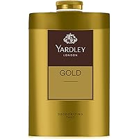 Yardley London Gold Talcum Powder - 250 g. 808 oz, Deodorizing Talc by Yardley