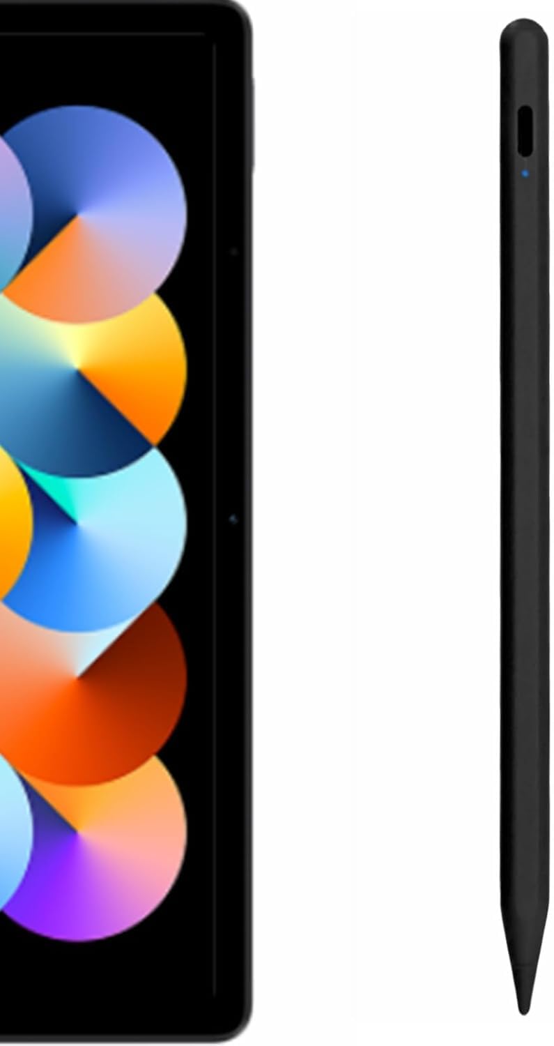 4096 Levels Pressure Sensitive Touch Stylus for Xiaomi Redmi Pad/Pro/Pro 5G, Pad SE / 8.7 / Pad SE 8.7 4G Active Screen Stylus Pen (Black)