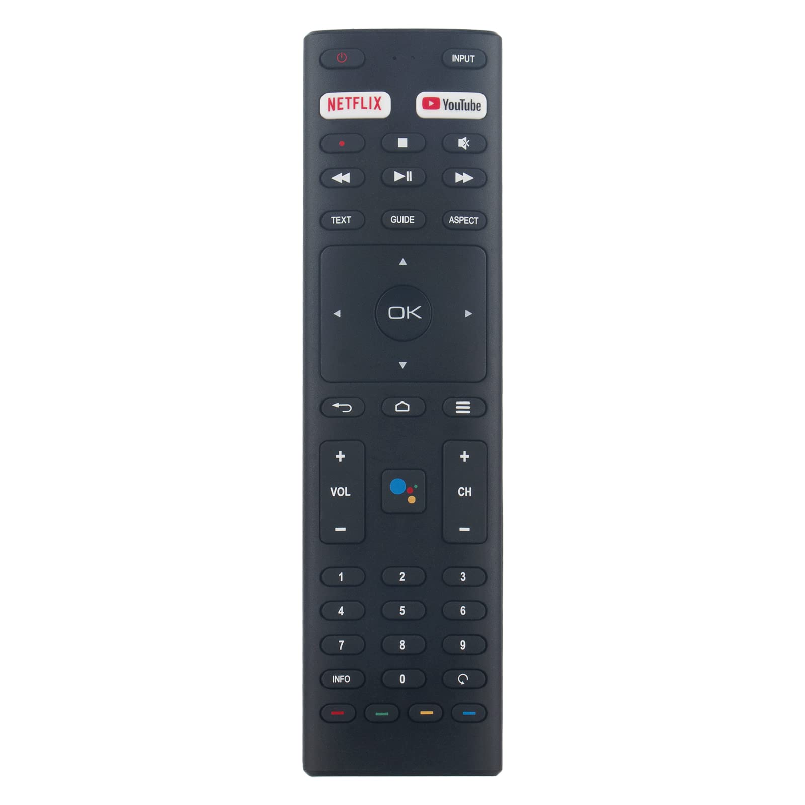 ALLIMITY Voice Remote Control Replace fit for Continental Edison TV CELED43SAFHD20B7 CEQLED58SA21BE CEQLED50SA20B7 CEQLED55SA20B7 CEQLED55SABFB7 CEQLED58SA20B7 CELED43SA220B7