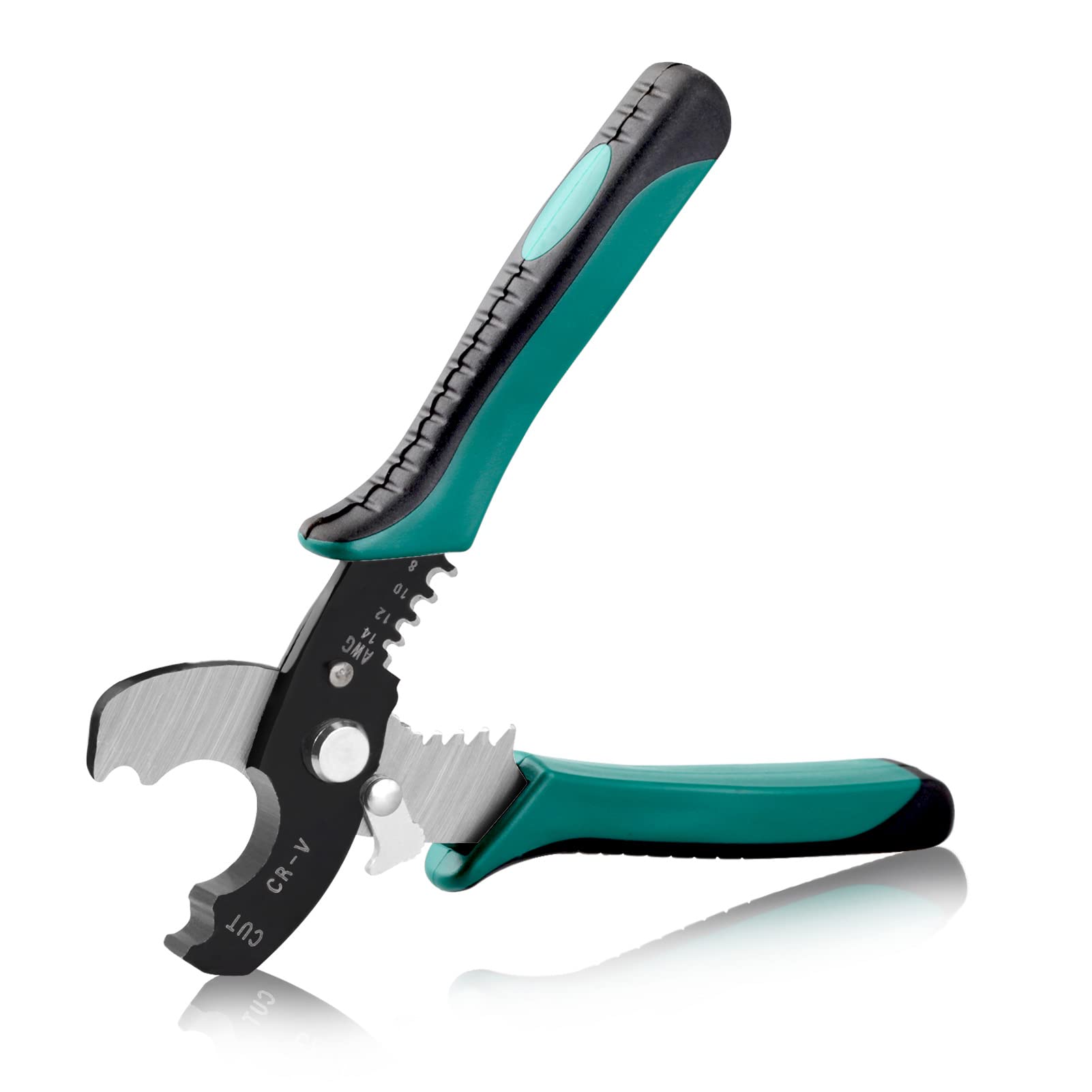 SPEEDWOX 7 Inches Wire Strippers Cutter Pliers Multi-Function Hand Tool Cable Cutting Wire Cutters Cable Cutters Awg Wire Cutters Precision Wire Stripper with Lock Spring Loaded