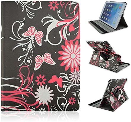HC Brand For Sprout Channel Cubby 7" Inch Tablet Black Butterfly Synthetic Leather Flip Holder Support Case Fashion Cute with Soft TPU Cover Skin Folio Case Cover Stand. Fast Shipping. USA Seller.