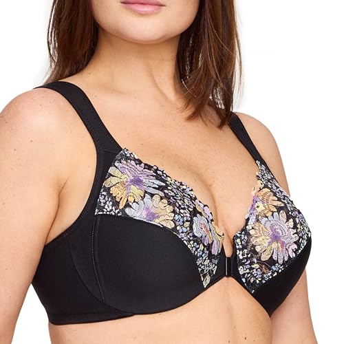 Glamorise Full Figure Plus Size Wonderwire Front-Closure Bra Underwire #1245