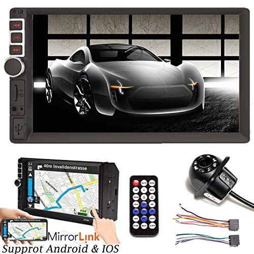 Double Din Car Stereo with Reverse Camera for Dodge Ram 1500 2500 3500 2006 2007 2008 7