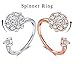 Fidget Rings for Anxiety, Anxiety Spinner Ring for Womens, Discreet Stress Relief Gifts for Daughter from Mom