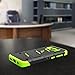 ZIZO Bolt Series for Samsung Galaxy S8 Plus Case Military Grade Drop Tested with Tempered Glass Screen Protector Holster Black NEON Green