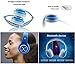Mokata Kids Headphone Bluetooth Wireless Over Ear Foldable Headset with AUX 3.5mm Jack Cord SD Card Slot, Built-in Mic Microphone for Boys Girls Cell Phones TV PC Game Equipment B06 Blue