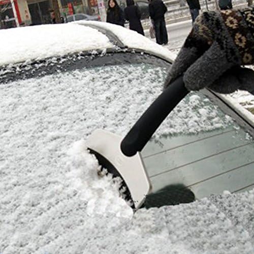 Snow Shovels Mini Vehicle Car Emergency Scraper Removal Snow Auto Clean Tool Ice Shovel Black (1)