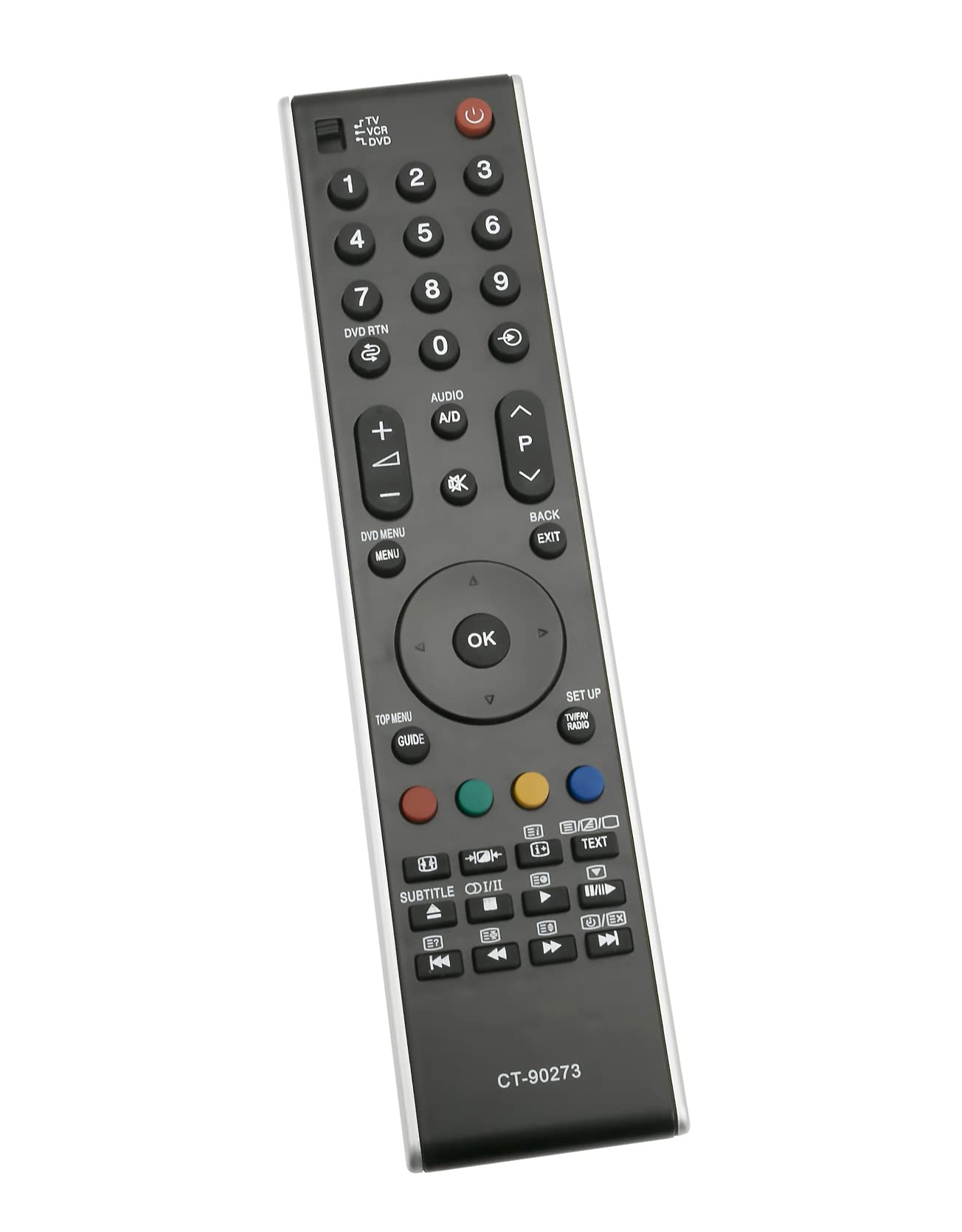 AULCMEET CT-90273 Replacement Remote Control Compatible with Toshiba 4K OLED Smart TV 37X3030D 42C3030D 32C3030D 37C3030D 42X3030D