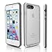 FITFORT Waterproof iPhone 7 Plus Case Clear Underwater Full Body with Built-in Screen Protector Heavy Duty Shock Snow Dirtproof Ultra Slim Waterproof Case for iPhone 7 Plus(5.5”), Grey&Crystal