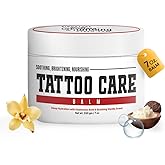 Tattoo Care Balm by Signature with Hyaluronic Acid- Deeply Soothing and Hydrating Tattoo Balm for lasting moisture Before & Aftercare - With Centella, Shea Butter & Warm Vanilla Scent - 7 oz / 200g