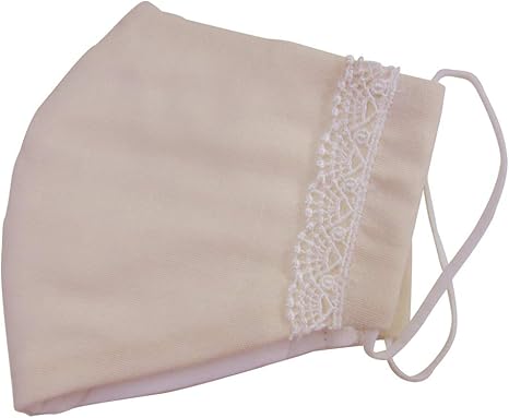 Amazon Co Jp ファッションマスク 日本製 ベージュレーステープmサイズ ガーゼマスク フルカバーマスク ホーム キッチン