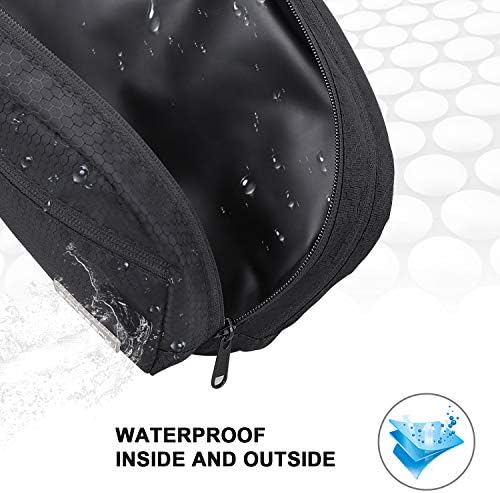 emissary Nylon Men's Toiletry Bag - Large Waterproof Shower Bag - Travel Toiletries Bag - Dopp Kitt for Men - Toiletry Bag for Men and Women - Shaving Bag for Men Travel (Black Water-Resistant) 2 emissary Nylon Men's Toiletry Bag - Large Waterproof Shower Bag - Travel Toiletries Bag - Dopp Kitt for Men - Toiletry Bag for Men and Women - Shaving Bag for Men Travel (Black Water-Resistant)