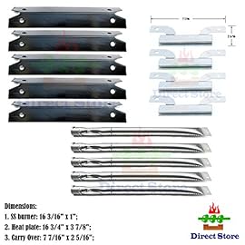 Direct store Parts Kit DG132 Replacement Gas Grill Brinkmann 810-1575-W Gas Grill Burners,crossover channel,Heat Plate