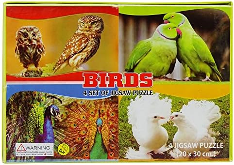 Ideal Birds Play &amp; Learn Zigsaw Puzzle Children Learning Creativity Game