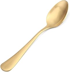 Matte Gold Silverware Set,SHARECOOK Satin Finish