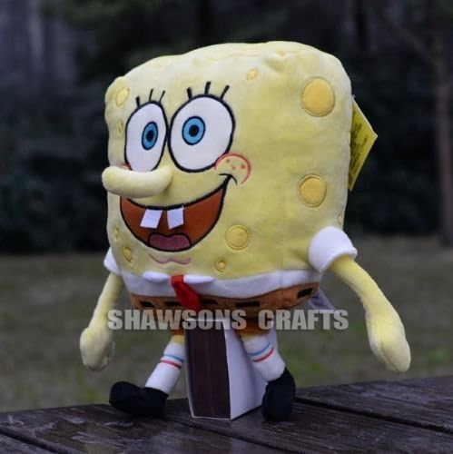 NO ERAND TONGROU Spongebob Squarepants Characters Plush Stuff Toy 12" Spongebob Doll Soft Figure