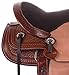 AceRugs Kids Size 12″ 13″ Roping Ranch Youth Western Leather Horse Saddle Pleasure Trail Barrel TACK Headstall REINS Breastplate (Medium Oil, 12)thumb 4