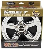 Good Vibrations 188 2 Count Tractor Wheel Covers, 8-Inch