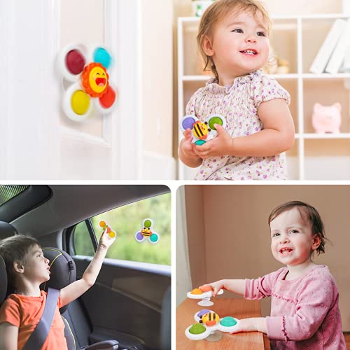 UNIH Spinning Top Sensory Toys for Toddlers Age 13, Infant Baby Toys