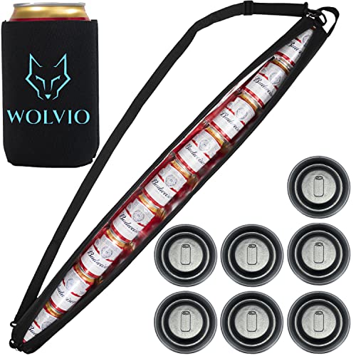 Upgraded Golf Beer Sleeve for Golf Bag with 7 Reusable Cold Packs XL