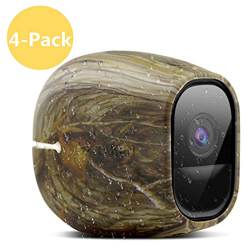 Silicone Skins Compatible for Arlo Pro and Arlo Pro 2 Cameras, Taken Protective Case Cover for Arlo Pro 2 and Pro Security Camera, for Netgear Accessories (4 Pack, Camouflage)