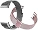 Tecson Magnetic Bands Compatible Fitbit Charge 2 (Pack of 2), Stainless Steel Metal Milanese Replacement Strap with Magnet Lock for Fitbit Charge 2